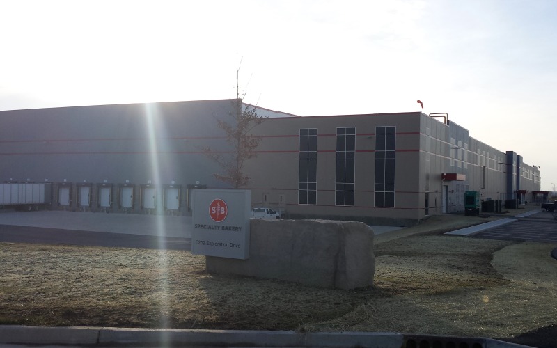 Specialty Bakery-Cementitiious Urethane, Decorative quartz, densifier and joint filler